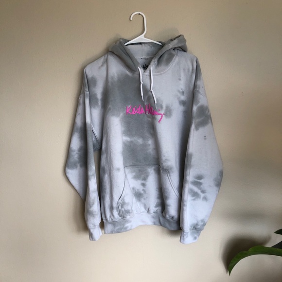 Keith haring tie dye hoodie Clearance